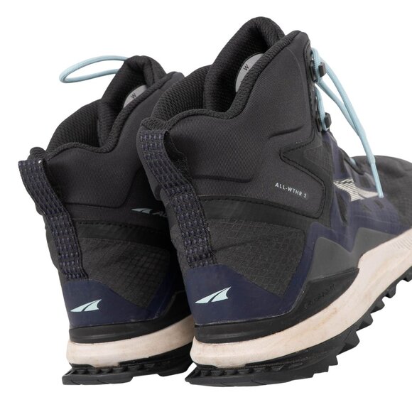 Altra Lone Peak All Wthr 2 W 9.5 Trail Running Shoes AL0A7R7J000 Blue Gray Boots - Picture 6 of 8